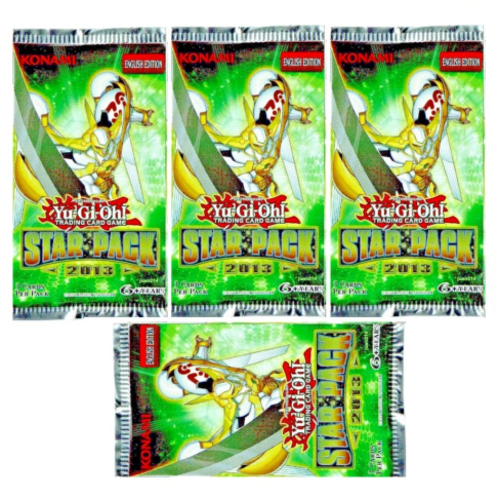 NEW (4-PACK) YUGIOH GAME CARDS GAMING MONSTER DUAL ANIME MANGA TCG SERIES HOBBY